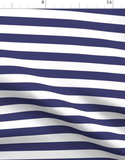 USA Flag Blue and White Stripes Fabric