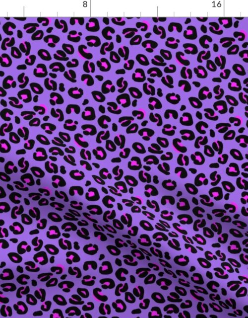 Leopard Spots Orchid Fabric