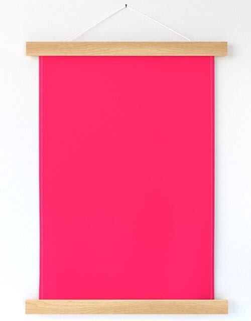 Neon Hot Pink Solid Wall Hanging