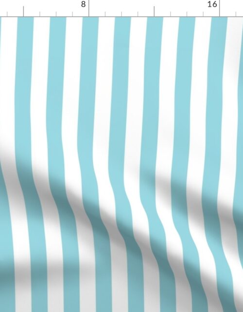 Sky Blue Wide Stripe Fabric