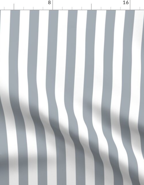 Grey Mist Wide Stripes Fabric