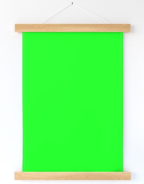 Neon Lime Green Solid Wall Hanging