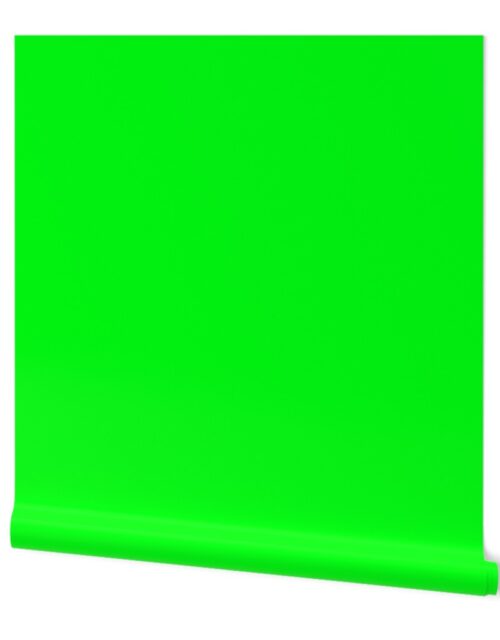 Neon Lime Green Solid Wallpaper