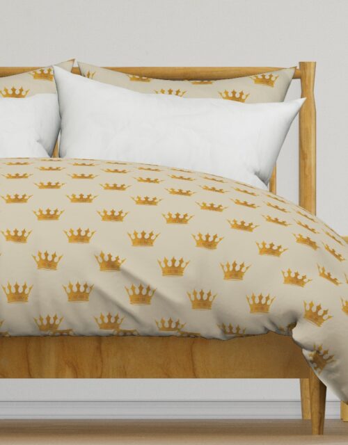 George Grey Royal Golden Crowns Duvet Cover