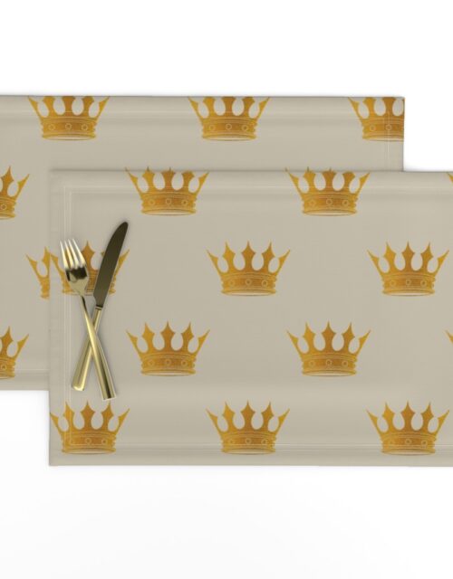 George Grey Royal Golden Crowns Placemats