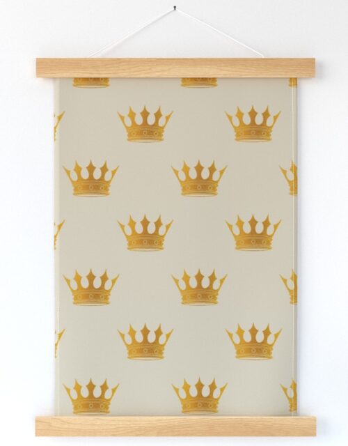 George Grey Royal Golden Crowns Wall Hanging