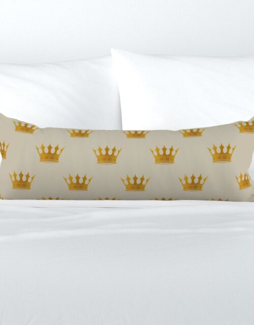 George Grey Royal Golden Crowns Extra Long Lumbar Pillow