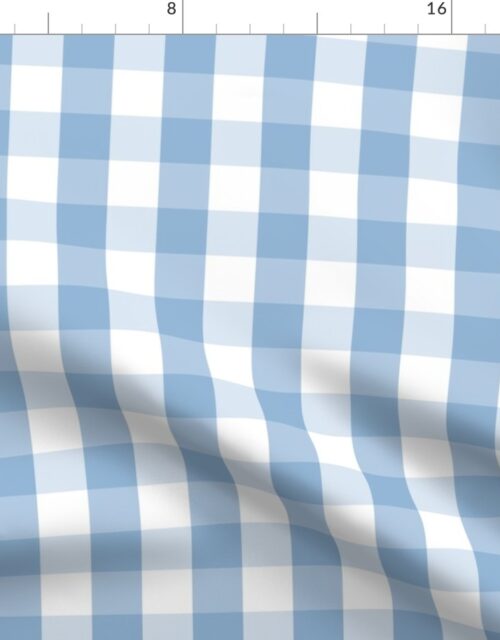Airy Blue Gingham Check Fabric