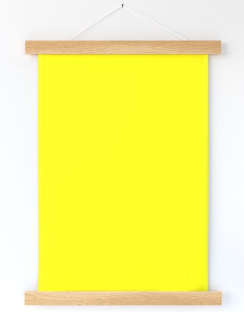 Bright Fluorescent Yellow Neon Wall Hanging