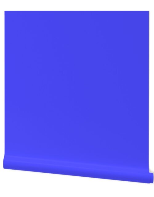 Bright Electric Fluorescent Blue Neon Wallpaper