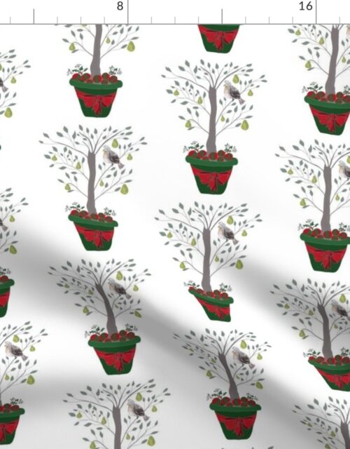 12 Days of Christmas Partridge in a Pear Tree Fabric