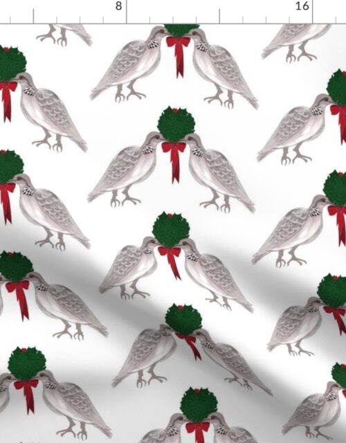 12 Days of Christmas Two Turtle Doves Fabric