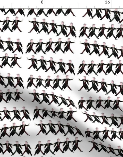 12 Days of Christmas 10 Lords A-Leaping Fabric