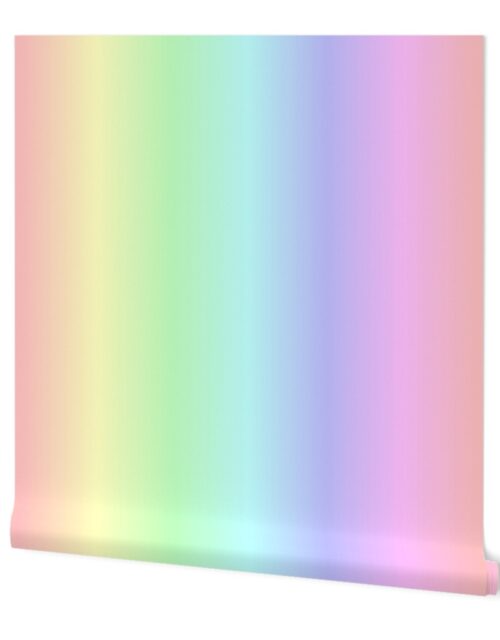 Soft Pastel Rainbow Ombre Shade Wallpaper
