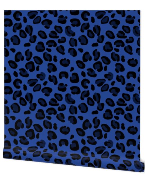 Small Leopard Moody Blues Spots Wallpaper