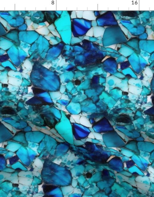 Blue Seaglass 1 Fabric