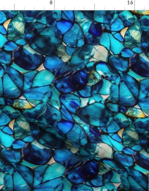 Blue Seaglass 2 Fabric