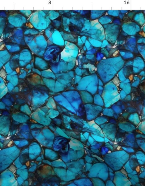 Blue Seaglass 4 Fabric