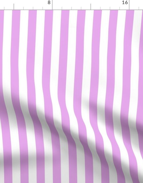 Blush Pink and White ¾ inch Deck Chair Vertical Stripes Fabric