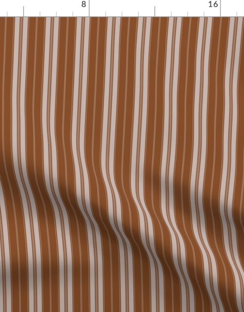 Caramel Cafe and Brown Autumn Winter 2022 2023 Color Trend Mattress Ticking Fabric