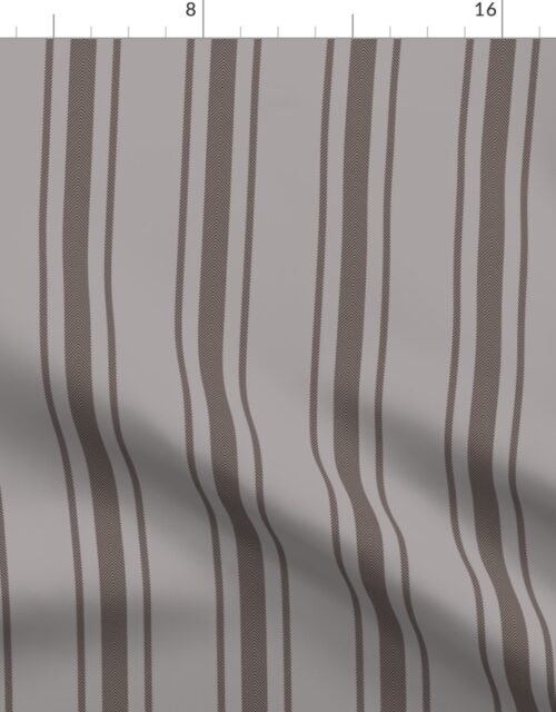 Chocolate on Fawn French Provincial Mattress Ticking Fabric