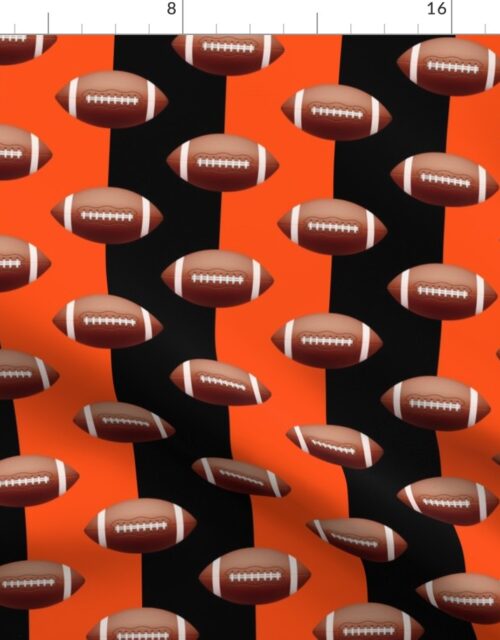 Cincinatti’s Famed Football Team Colors of Black and Orange Fabric