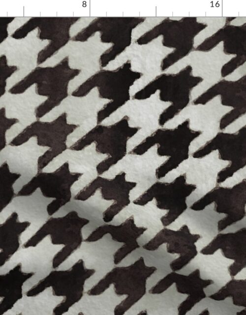 Classic Black and Gray Houndstooth Approx.Approx 3.5  inch Fabric