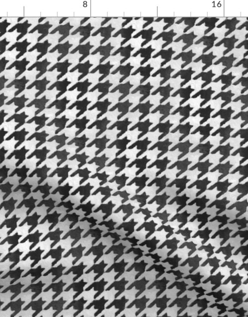 Classic Black and White Houndstooth Approx.1  inch Fabric