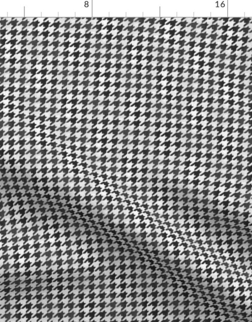 Classic Black and White Houndstooth Approx. 1/2 inch Fabric