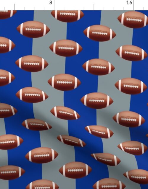 Dallas’s Famed Football Team Colors of Blue and Silver Fabric
