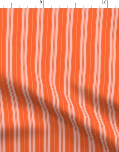 Dragon Fire Orange on Orange Autumn Winter 2022 2023 Color Trend Mattress Ticking Fabric