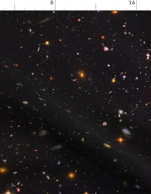 Endless Universe Seen in the Hubble Ultra Deep Field Fabric