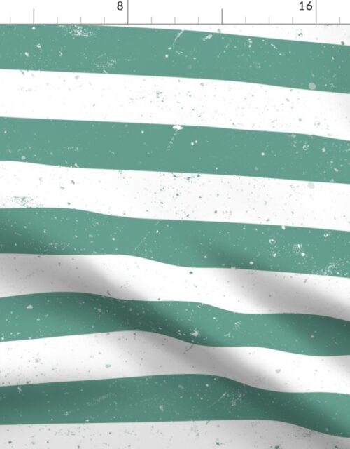 Fern Green and White Splattered Paint Horizontal Cabana Tent Stripe to Match the Cut and Sew Christmas Dolls and Stockings Fabric