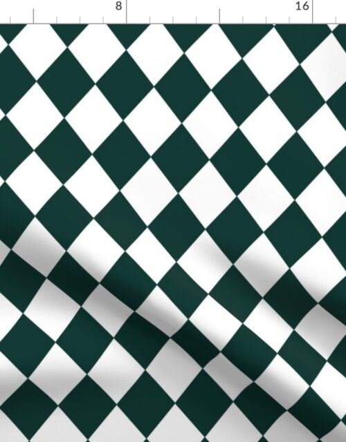 Forest Biome Small Modern Diamond Pattern Fabric