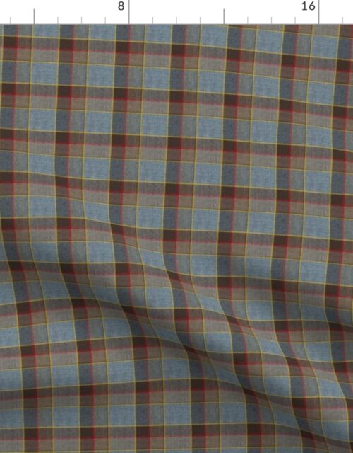 Fraser Darker Weathered Scottish Wool Tartan Fabric
