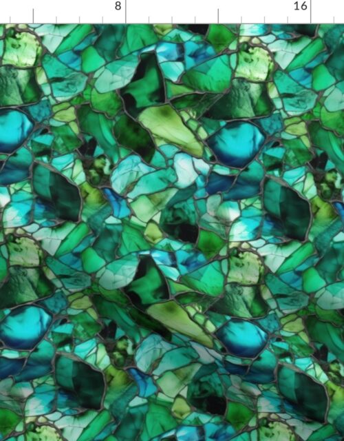 Green Seaglass 1 Fabric