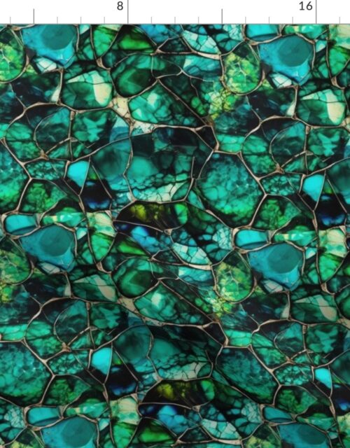 Green Seaglass 2 Fabric