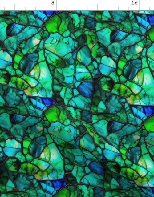 Green Seaglass 4 Fabric