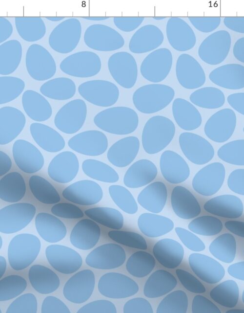 Large Baby Blue Pastel Easter Eggs Fabric