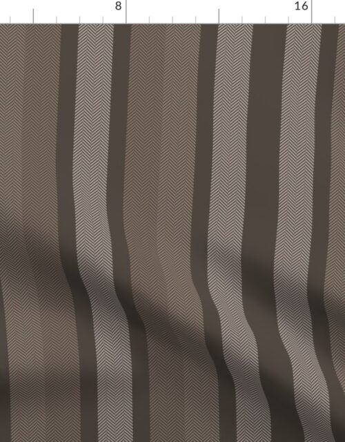 Large Bark Shades Modern Interior Design Stripe Fabric