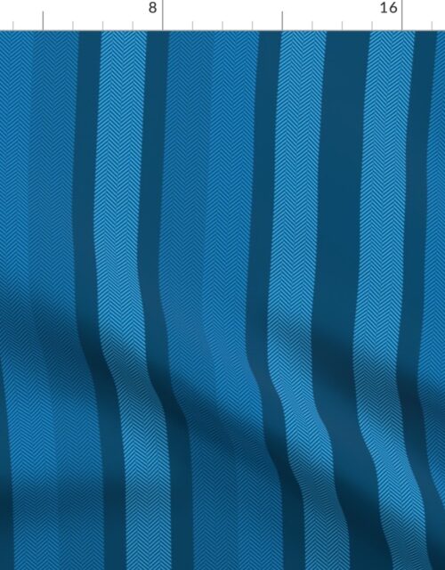 Large Bluebell Shades Modern Interior Design Stripe Fabric
