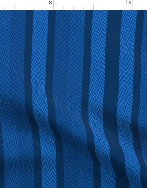 Large Colbalt Shades Modern Interior Design Stripe Fabric