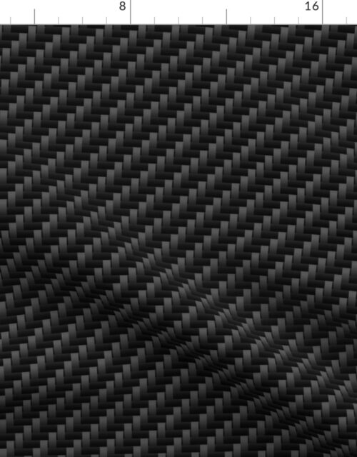 Large Diagonal Ribbed Black Carbon Fibre  for the Man Cave Fabric