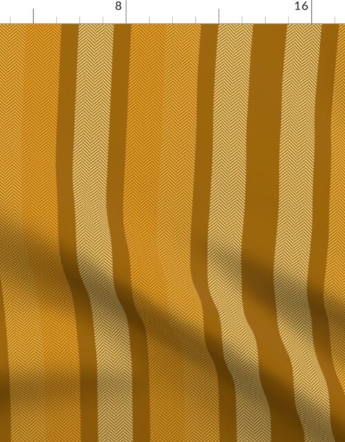 Large Marigold Shades Modern Interior Design Stripe Fabric