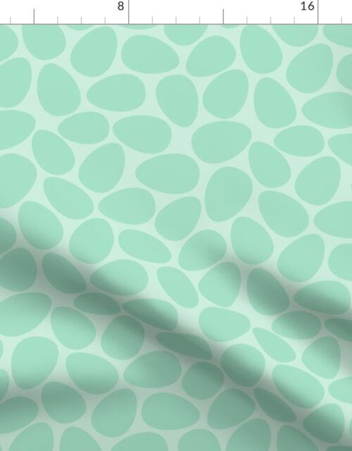 Large Mint Pastel Easter Eggs Fabric