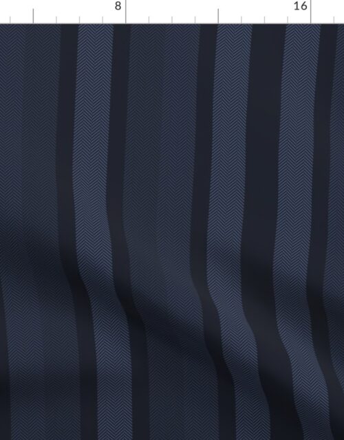 Large Navy Shades Modern Interior Design Stripe Fabric
