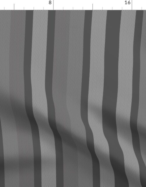 Large Pewter Shades Modern Interior Design Stripe Fabric