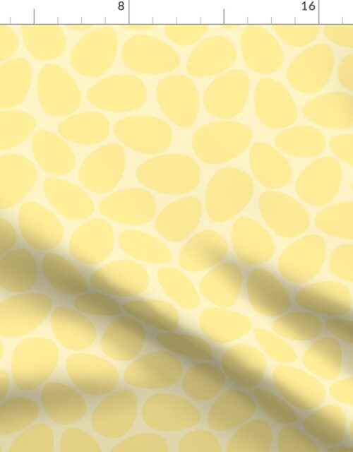 Large Yellow Pastel Easter Eggs Fabric