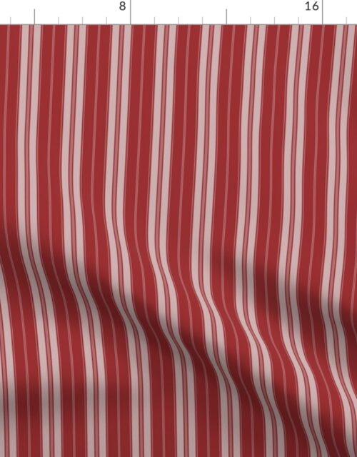 Lava Falls Red on Red  Autumn Winter 2022 2023 Color Trend Mattress Ticking Fabric