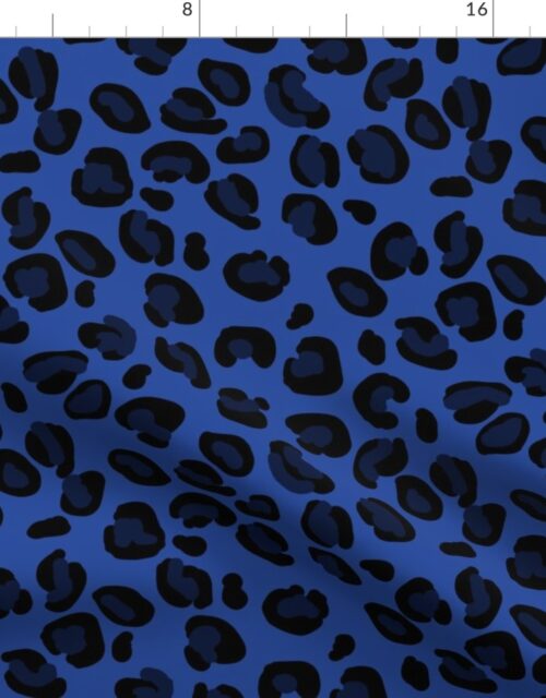 Leopard Moody Blues Spots Fabric